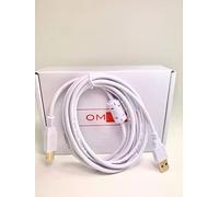 OMNIHIL Cable USB 2.0 de alta velocidad de 8 pies compatible con impresora Epson Expression Home XP-5200