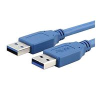 OMNIHIL Cable USB-A a USB-A de alta velocidad de 5 pies de largo, compatible con Synology 4 Bay NAS DiskStation DS918+ / DS418