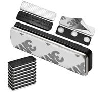 Omnikryp 12 Pares Imanes para Cortinas, Durable Fuertes Magnéticos para Cortina, Cortina de Ducha, Accesorio para persiana Opaca para Persianas, Imanes para Cortinas con Adhesivo Clips