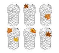 Omnikryp 6 Piezas Protector de Hojas para Canalones, Rejilla Desague Jardin, Filtros Canalones, Protector Duradero contra Hojas, Ramas, Musgo y Barro
