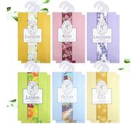 Omnikryp Bolsitas Perfumadas, Ambientador Armario Sobres Perfumados, Papel, Protección Antipolillas para Armario, Aroma Coche y Aroma Habitación 12 x 13 g