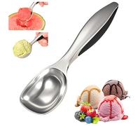 Omnikryp Cuchara de Helado, Cuchara Helado Bola, 17.5 cm, Anticongelante, Antiadherente, Aleación Azusa, para Melón Albóndigas Pasteles Masa Arroz