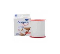 Omniplast esparadrapo hipoalérgico tejido resistente 5mx5 cm 1 ud