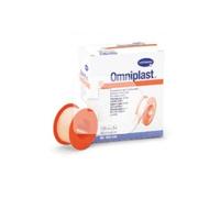 Omniplast® esparadrapo rosa tela hipoalérgico5MX1,25CM 1ud