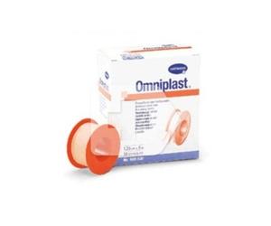Omniplast® esparadrapo rosa tela hipoalérgico5MX1,25CM 1ud