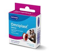 Omniplast: Resistant Tape for Holding Dressing and Bandages; White; 1.25 cm x 5 m