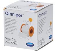Omnipor Esparadrapo Papel Blanco 5x5cm 1ud