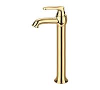 Omnires AD5112GL, Grifo de lavabo alto Art deco, Gold