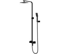 Omnires Baretti conjunto de ducha a pared negro BA7844BL