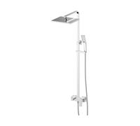 Omnires Fresh conjunto de ducha a pared con rociador con efecto lluvia cromo FR7144CR
