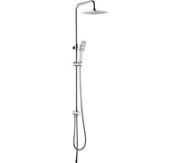 Omnires JimJim conjunto de ducha a pared con rociador con efecto lluvia cromo SYSJIMJIMCR