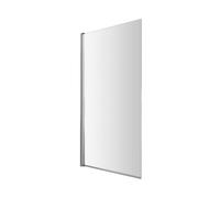Omnires Kenton mampara de bañera 70 cm una pieza cromo brillo/vidrio transparente MP75CRTR