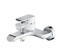 Omnires Sacramento grifo de bañera y ducha a pared cromo-blanco SC2330CRB
