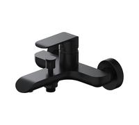 Omnires Sacramento grifo de bañera y ducha a pared negro SC2330BL
