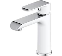 Omnires Sacramento grifo para lavabo de pie cromo-blanco SC2310CRB