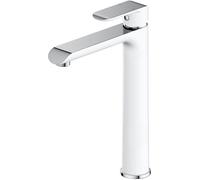Omnires Sacramento grifo para lavabo de pie cromo-blanco SC2312CRB