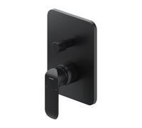 Omnires SC2335XBL, Grifos ocultos para ducha y baño. Sacramento, Black mat