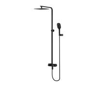 Omnires SC2344BL, Sistema de ducha de superficie Sacramento, Black mat