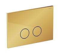 Omnires Steel-R45 botón de descarga para WC oro ST45PS1GL
