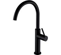Omnires Tula grifo de cocina de pie negro TL6050BL