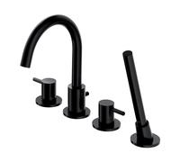 Omnires Y grifo de bañera y ducha en bañera negro Y1232BL