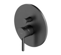 Omnires Y1235ROGR, Grifería empotrada para ducha y bañera, elemento exterior Y, Graphite