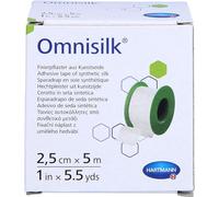 Omnisilk Fixierpflaster aus Kunstseide 2,5 cm x 5 m, 1 pzas Esparadrapo