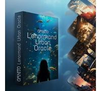 OMNITO Lenormand Urban Oracle Deck | Tarjetas de sabiduría para el amor y la vida | Moderno juego de 36 cartas con libro guía para lectura del alma, el destino y la fortuna