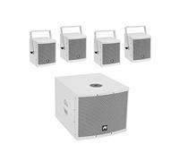 Omnitronic 20000758 Lautsprecher Weiß Verkabelt & Kabellos 130 W (20000758) Marca