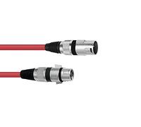 Omnitronic 30220899 Xlr - Cable de 3 pines (1 m), color rojo