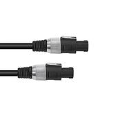 Omnitronic 3022130 P Cable para Altavoz (2 x 2,5, 20 m) Negro