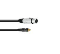 Omnitronic 30224028 cxf de 20 XLR (F) Cable 2 m Negro
