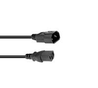 OMNITRONIC Alargador para aparatos de frío (3 x 1,0, 3 m), color negro