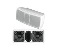Omnitronic - Carcasa para acustiche Diffusori Passivi la Coppia da Muro woofer da 2,530 vatios OD-22