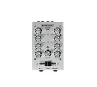 Mesa de mezclas DJ en miniatura de 2 canales OMNITRONIC GNOME-202 Silver