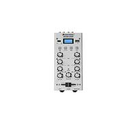 OMNITRONIC GNOME-202P - Mini mezclador de DJ de 2 canales con Bluetooth y reproductor de MP3 en formato miniatura | Entrada de micrófono ajustable/salida de auriculares mediante conector de 6,3 mm