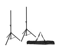 OMNITRONIC Juego de 2 soportes para cajas M-3 + bolsa de transporte