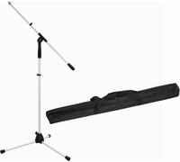 Omnitronic Juego de trípode de micrófono Ms-3 Bk con bolsa + bolsa