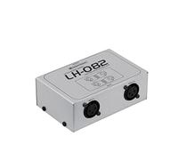 Omnitronic LH-082 - Filtro de ruido aislador de masa para línea estéreo (conectores XLR)