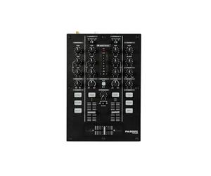 OMNITRONIC Mezclador DJ de 2 canales PM-202FX con filtro, FX y Bluetooth - Mezclador DJ con conectividad Bluetooth, filtro bipolar y 6 efectos de sonido