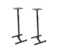 OMNITRONIC MO-1 - Soporte para monitor (2 unidades, extensible de 93 a 148 cm, carga máxima de 18 kg)