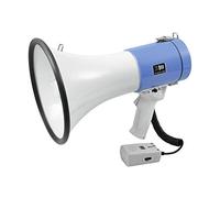 OMNITRONIC MP-25 - Megáfono, color blanco y azul