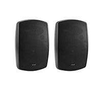 Par de altavoces pared megafonía 100v resistentes intemperie (IP65) 8" 60w BK
