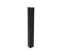 OMNITRONIC ODC-264T - Altavoz de columna para exteriores (6 x 4), color negro | Columna de sonido resistente a la intemperie en carcasa de perfil de aluminio (6 x 4), con soporte, 200 W RMS