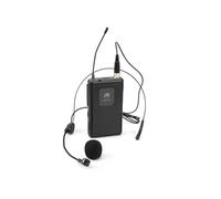 OMNITRONIC PORTY-8A - Transmisor de bolsillo y micrófono de diadema (863,1 MHz)