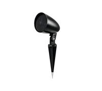 Omnitronic PS-2.5GS - Juego de 2 Altavoces de proyector Negros - 2 Altavoces de jardín Resistentes a la Intemperie de 2,5" con estaca - 70 W RMS / 8 ohmios