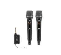 OMNITRONIC Set FAS Two + 2X Dyn - Micrófono inalámbrico (660-690 MHz)