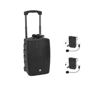 OMNITRONIC Set WAMS-12BT2 + 2 x Bodypack Transmitter + 2 x Headset