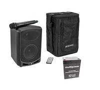 OMNITRONIC Set WAMS-65BT + batería + bolsa de transporte