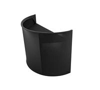 OMNITRONIC Soporte para eventos móviles curvados | Mesa portátil DJ con revestimiento para aplicaciones móviles